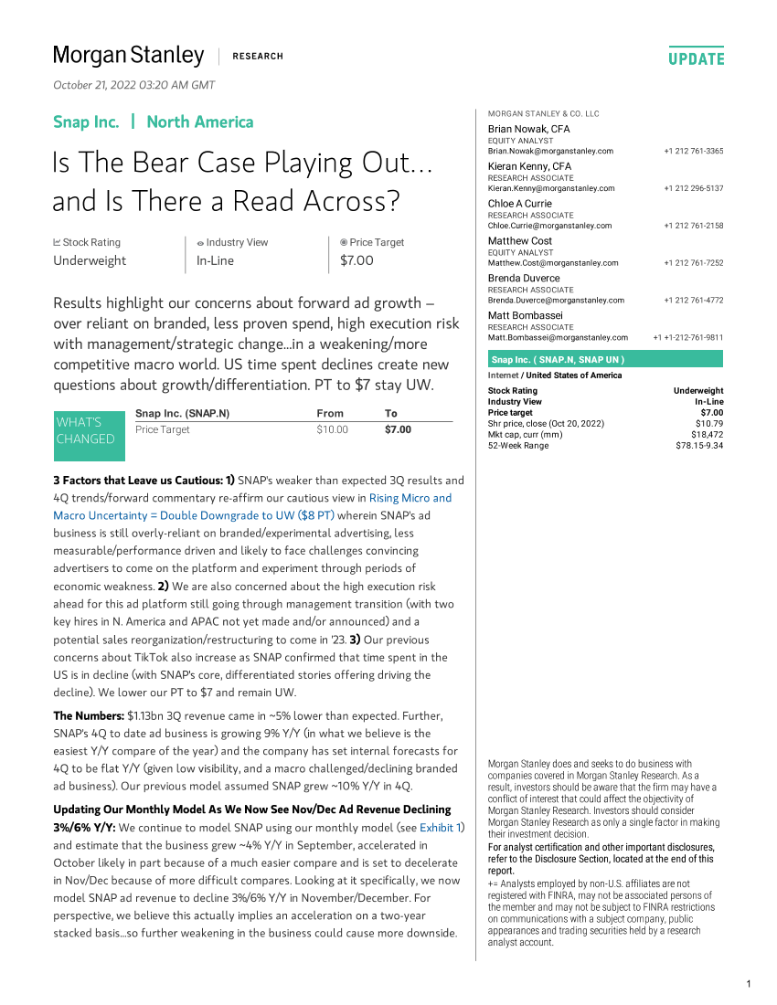 2022-10-21-SNAP.N-Morgan Stanley-Snap Inc. Is The Bear Case Playing Out…and Is There a Read ...-988224692022-10-21-SNAP.N-Morgan Stanley-Snap Inc. Is The Bear Case Playing Out…and Is There a Read ...-98822469_1.png